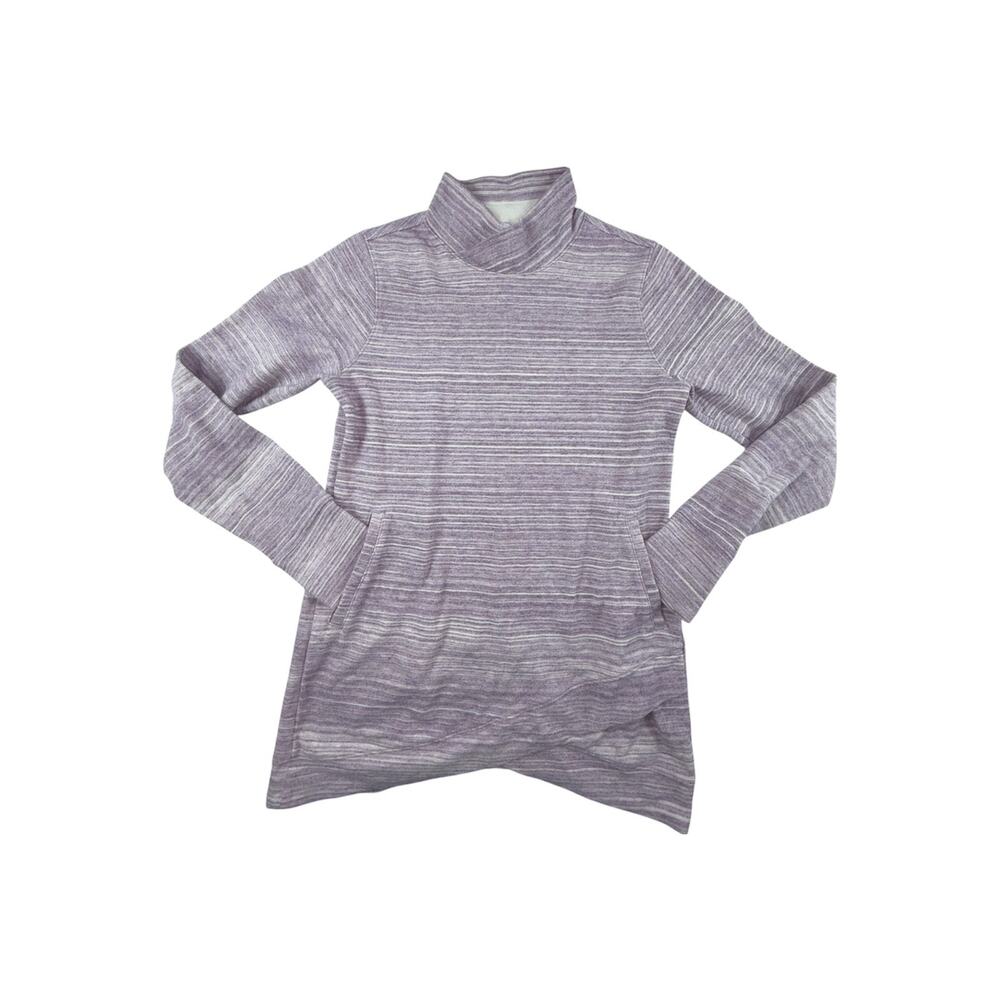 Duluth Trading Co. Purple Funnel Neck Tunic Ladies XS